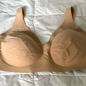 Knix Revolution Vneck bra. Size L+. Colour Warm Sand. Never worn